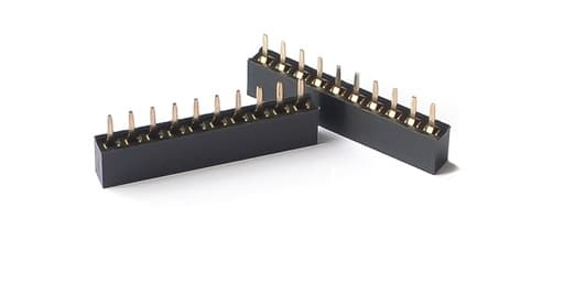 10pin 2mm female SIL header Pin