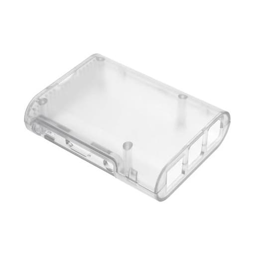 Raspberry pi 3 transparent injection case