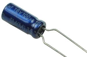 100uf 16V electrolytic capacitor