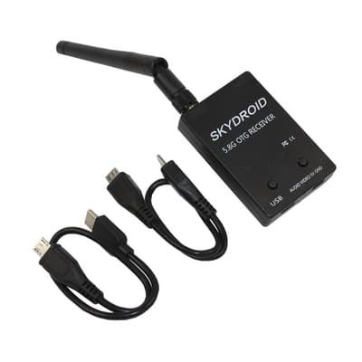 skydroid FPV 5.8G single antenna camera Receiver with OTG and USB