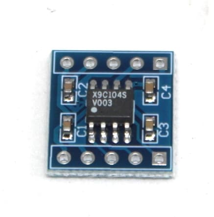 X9C104 digital potentiometer