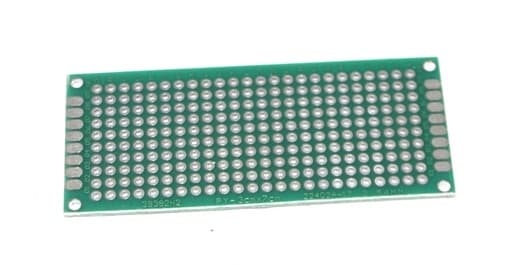 3cmx7cm double sided fiberglass PCB veroboard/stripboard