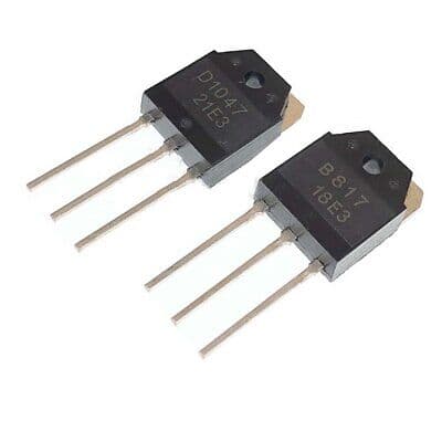 2SD1047 2SB817 power amplifier pair