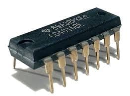 CD4016 bidirectional FET switch
