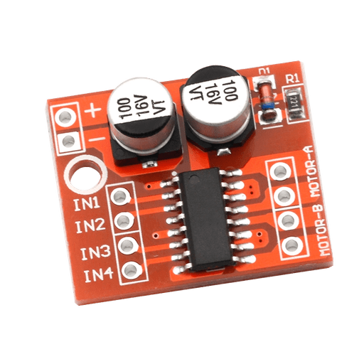 Mini L298N 2 way DC motor driver board