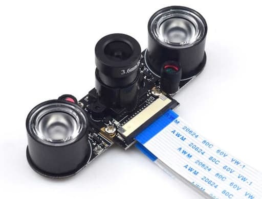 OV5647 5MP 70 degree Raspberry Pi Night vison Fish eye camera