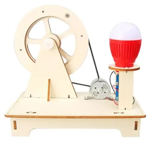 DIY STEM Hand-Cranked generator