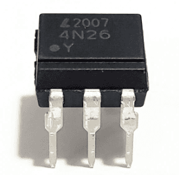 4N26 optocoupler transistor output